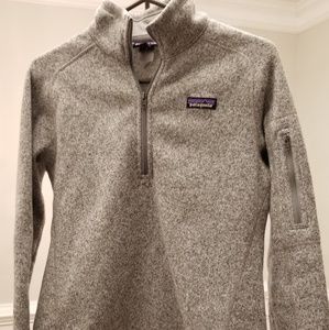 Patagonia Woman Better Sweater 1/4 Birch White